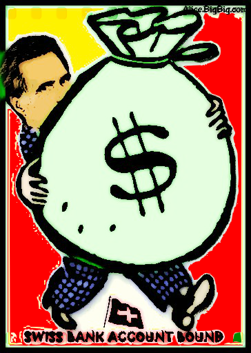 Romney's money goes overseas