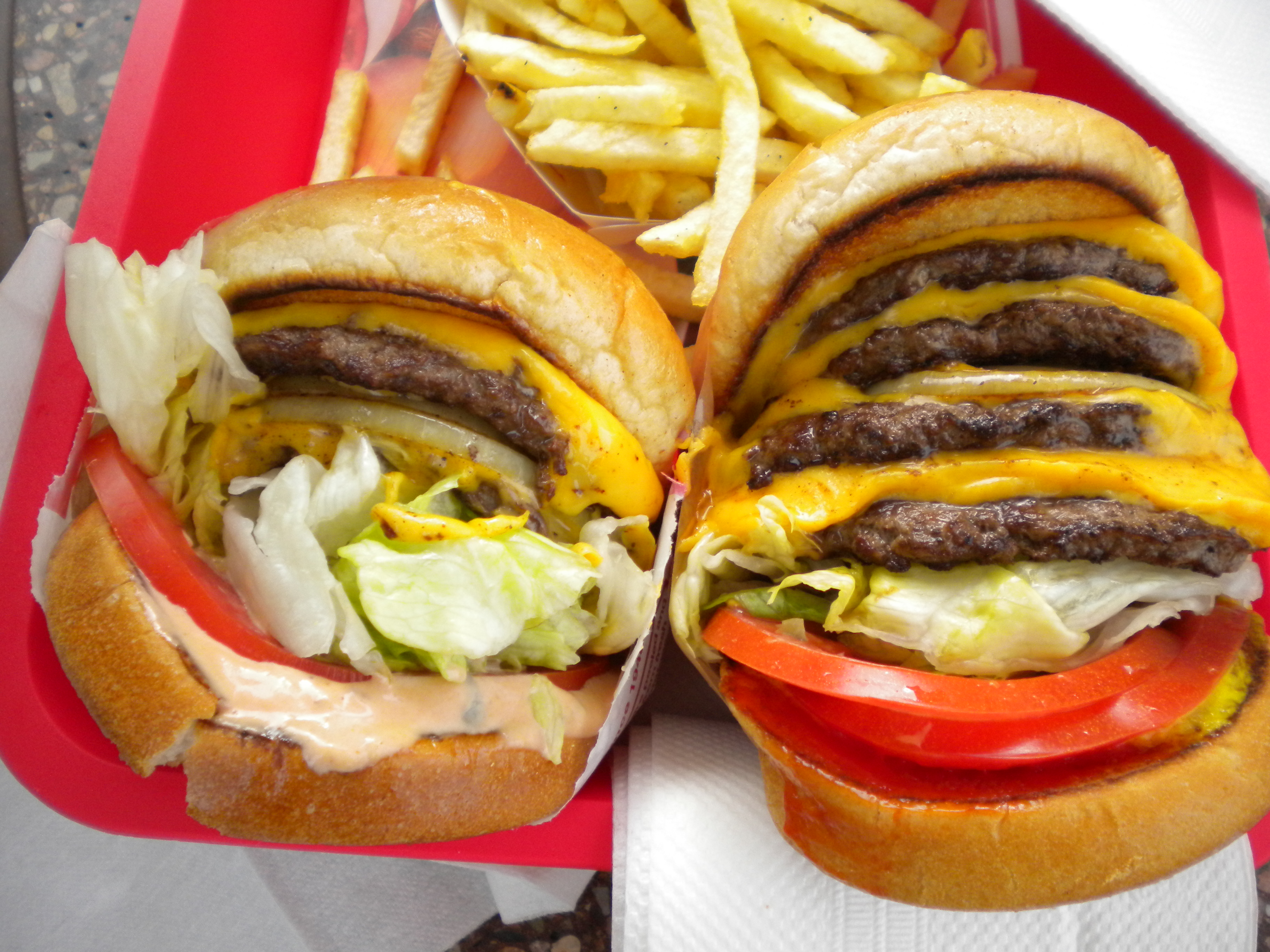 IN N OUT burger ......