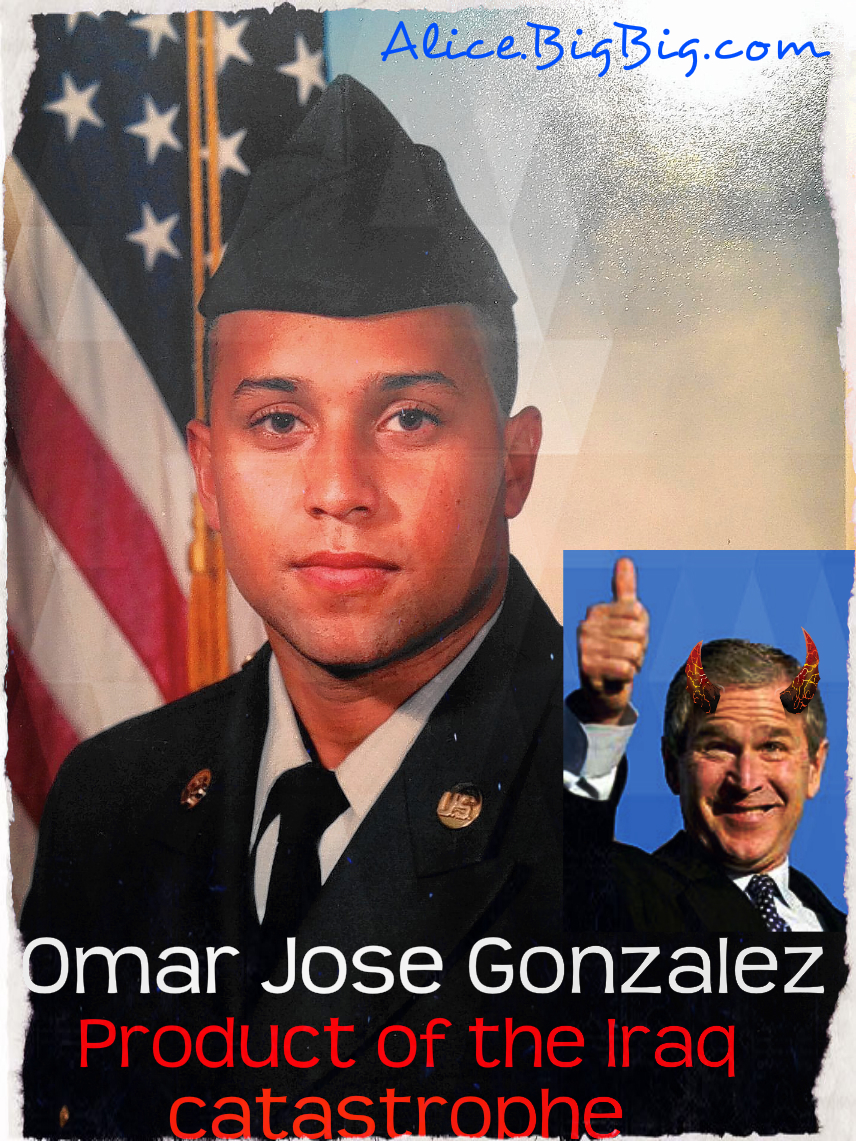 Homeless Omar Jose Gonzalez  who served 3 tours in the Iraq blunder, suffered  from PTSD, removed from society since he returned home from Iraq. There are tens of thousands  just like him as result of the Iraq catastrophe, Bush and Cheney should be in prison for the damage they caused to the US military .