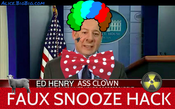 Scumbag Ed Henry from FAUX snooze