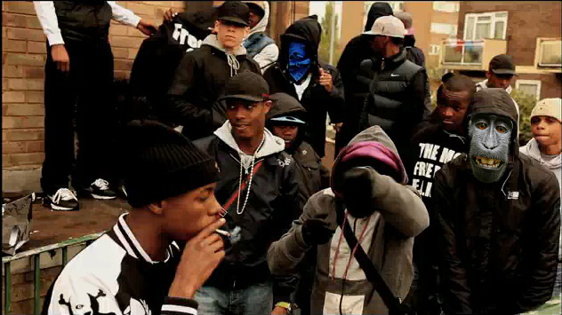This photo was taken shortly after the London riots in 2011.