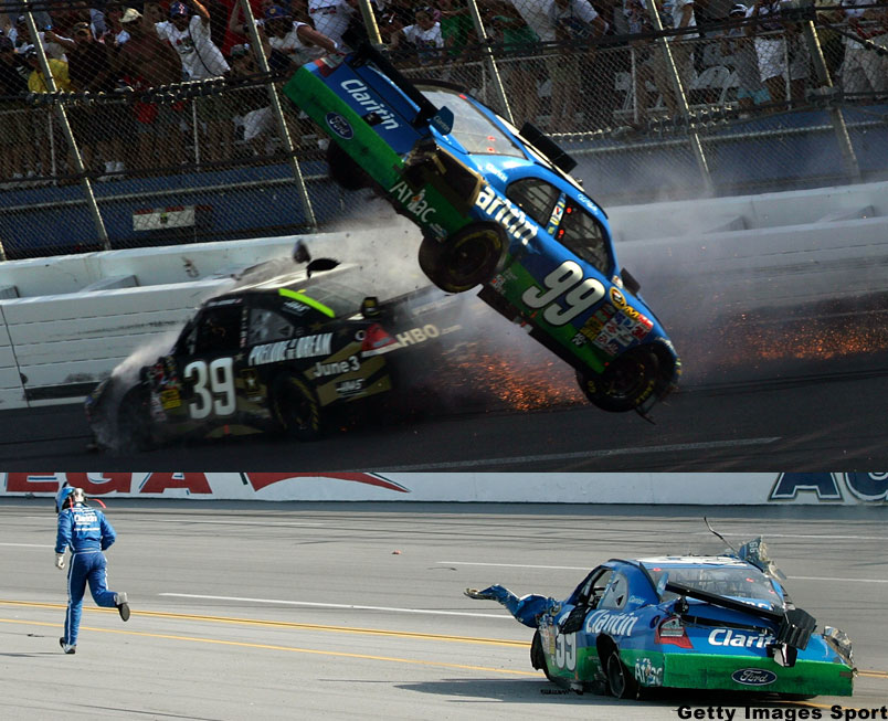 WIKKED NASCAR CRASHES