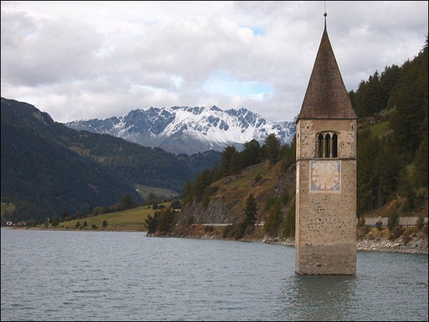 7 Amazing  Incredible Drowned Churches!!