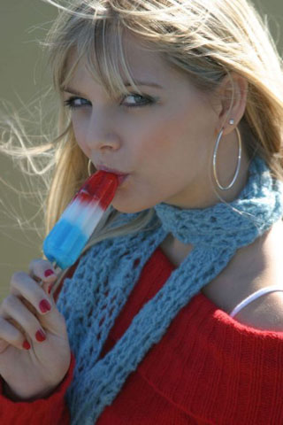 Say Goodbye To Summer: !!!! Women Eating Popsicles!!