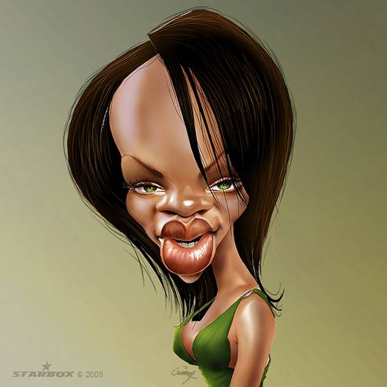 Caricatures of Celebrities by Anthony Geoffroy