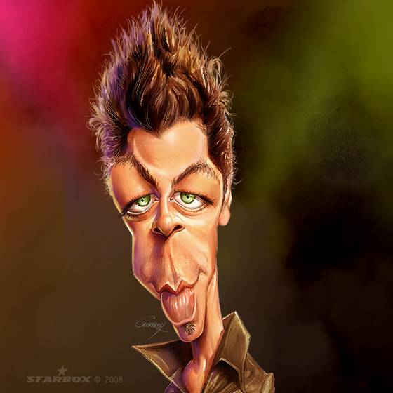 Caricatures of Celebrities by Anthony Geoffroy