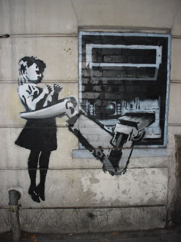 Banksy Bagel - London