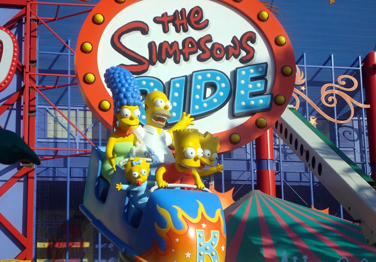 simpsons ride