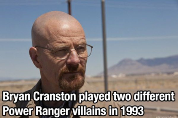 bryan cranston power ranger meme - Bryan Cranston played two different Power Ranger villains in 1993