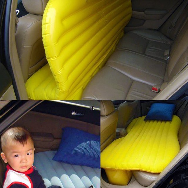 creative product inflatable dog car bed