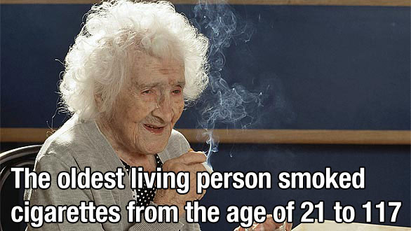 jeanne calment smoking - The oldest living person smoked cigarettes from the age of 21 to 117