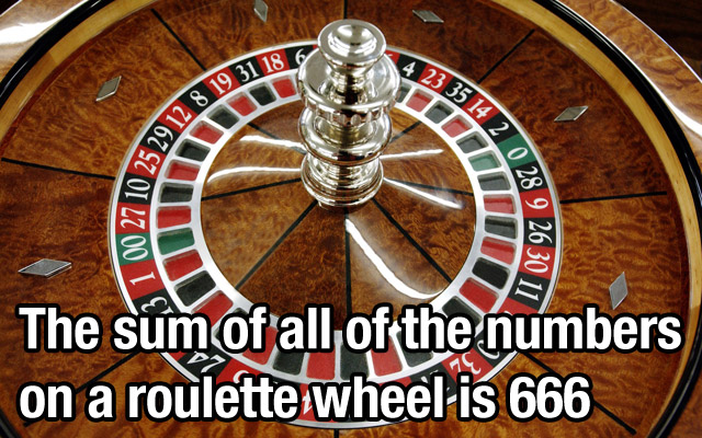 monte carlo roulette - 4 23 35 14 19 31 18 6 2 10 25 29 12 Tuid 0 28 9 o 28 9 2630 17 The sum of all of the numbers on a roulette wheel is 666