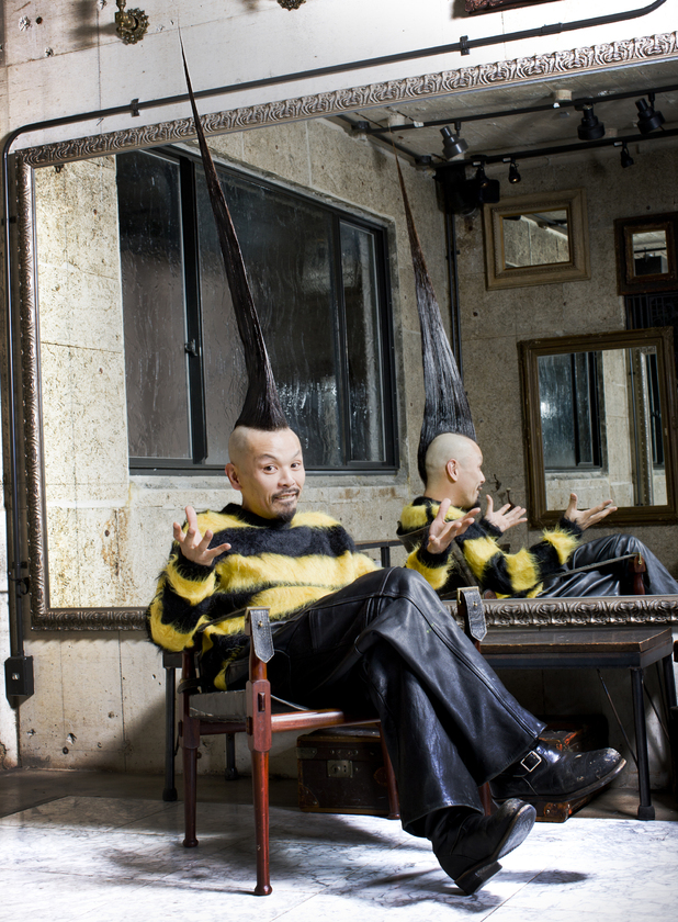The tallest Mohican measures 113.5 cm 44.68 in and belongs to Kazuhiro Watanabe Japan