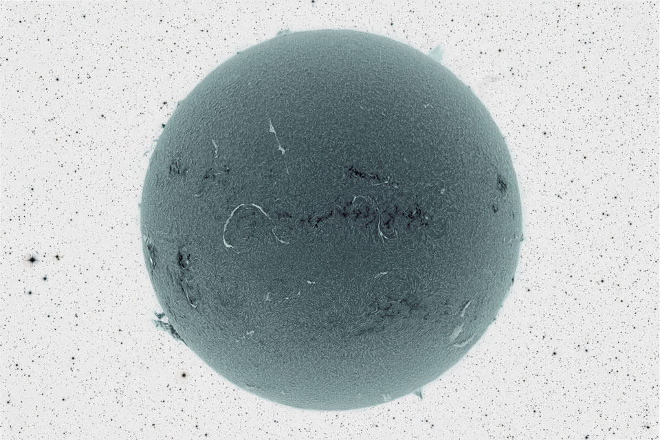 Black Sun and Inverted Starfield