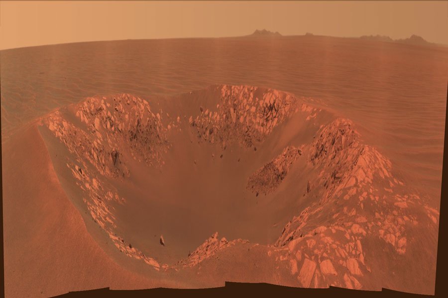 Intrepid Crater on Mars