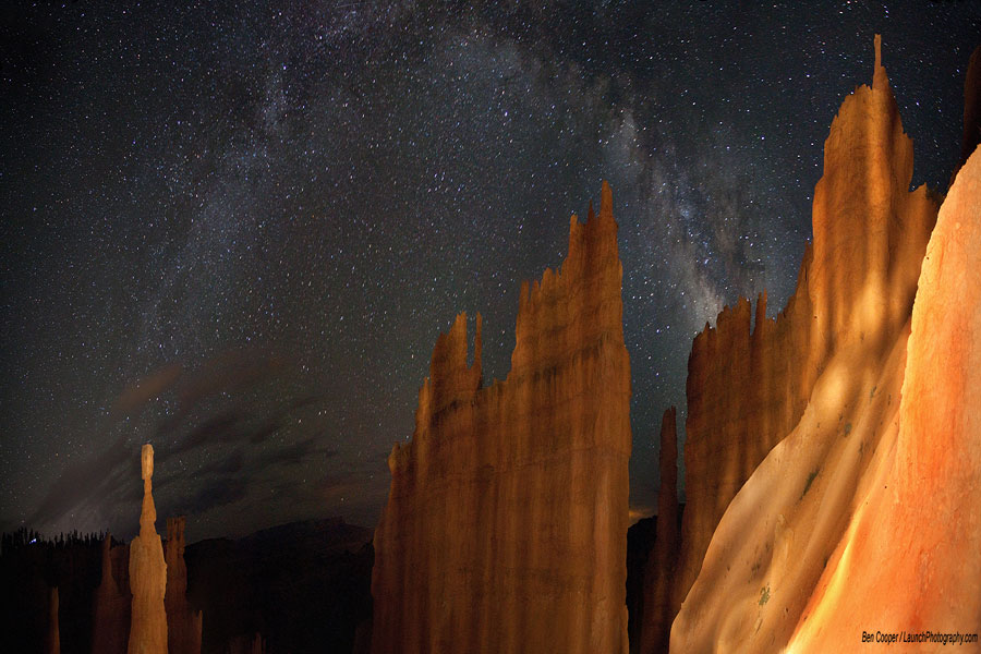 The Milky Way Over Bryce Canyon
