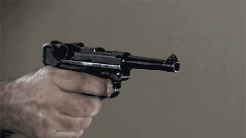 gifs - slow motion of a gun shooting