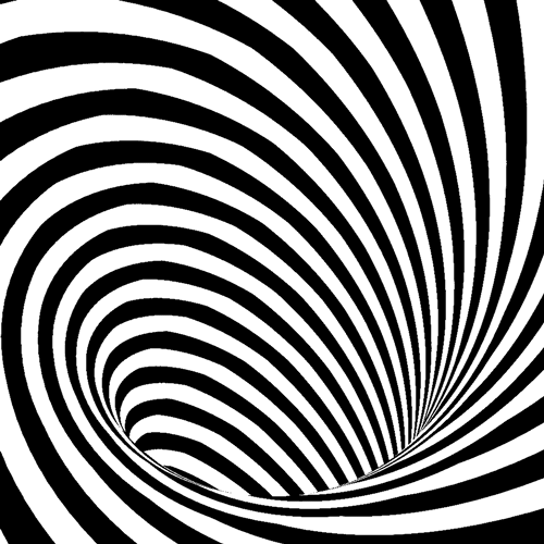gifs - optical illusion black and white stripes