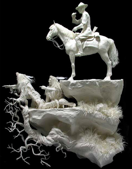 Toilet Paper Sculptures