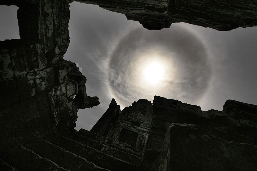 A Sun Halo Over Cambodia
