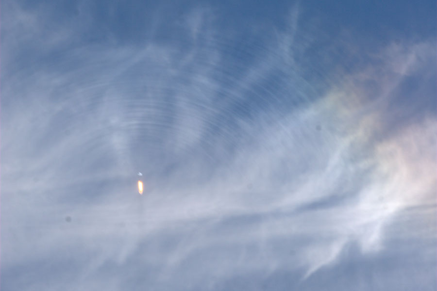 Exceptional Rocket Waves Destroy Sun Dog