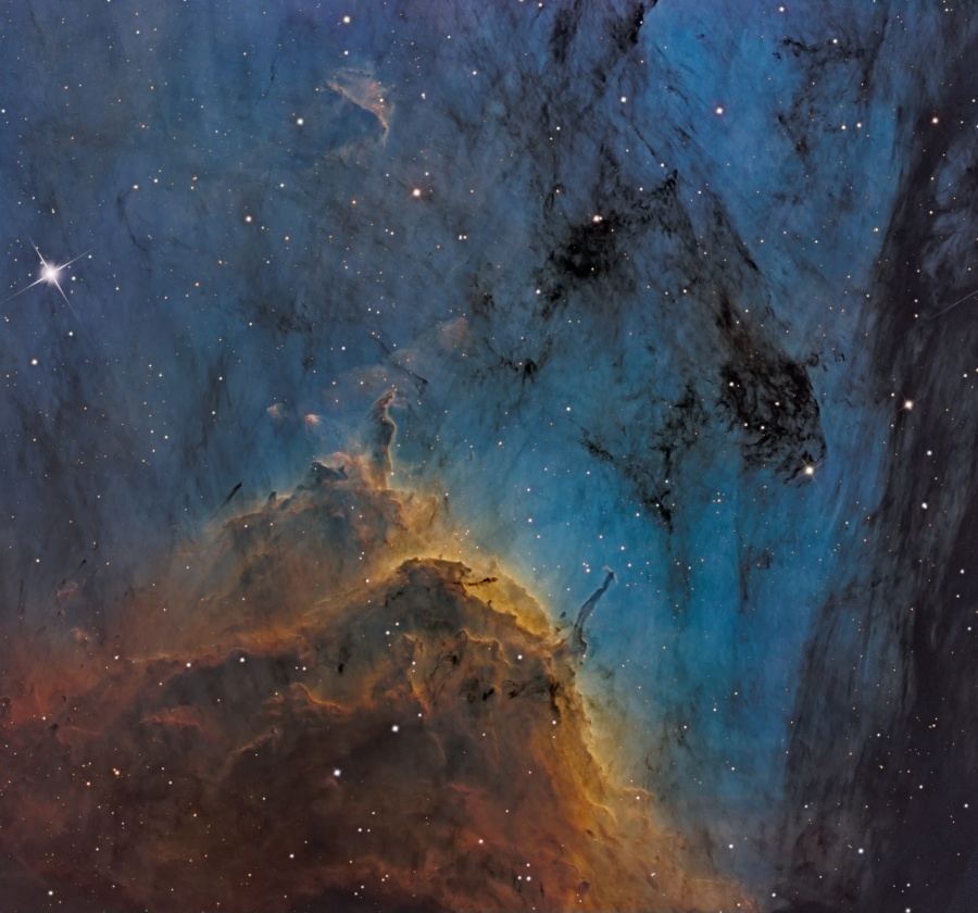 Pelican Nebula Close-up