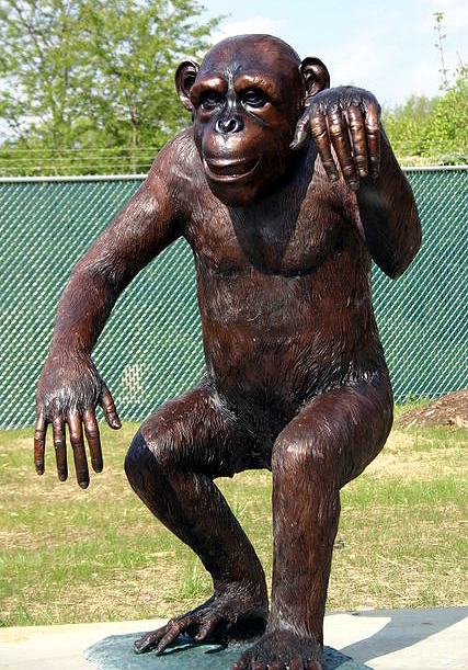 new statue the relatives say really shows his true nature.