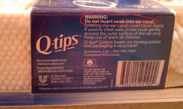 warning about q-tips that will blow your mind!