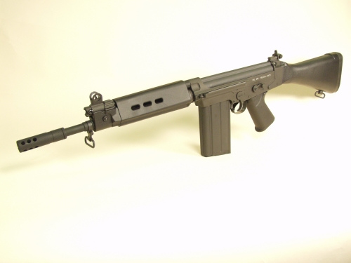 This A FN FAL Real Picture... The Intervention Wasn't A Real Picture... I Think It Has A Desert Camouflage Or It Could Just Be Standard... Please Send Me A Message To See If Has A Camouflage At All... Enjoy The Photo... 
