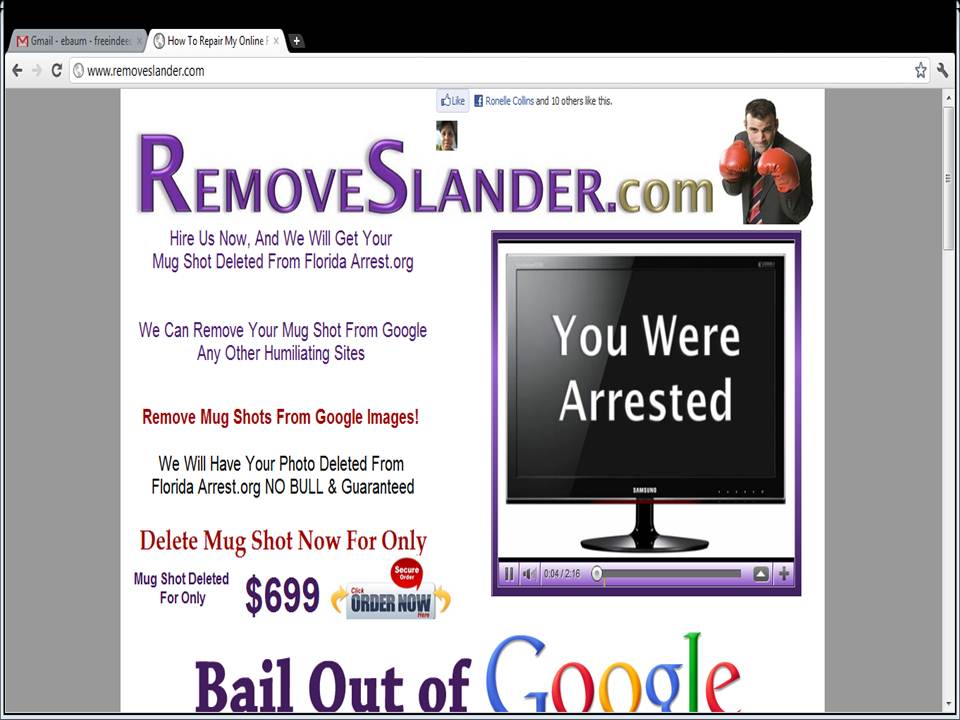 removeslander.com: RemoveSlander.com Public In 2012