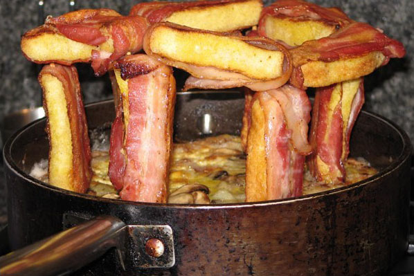 Bacon wrapped twinkies. . . 