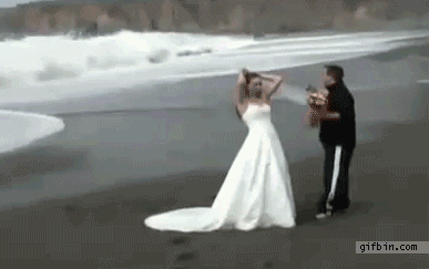 Beach Wedding Video Fail