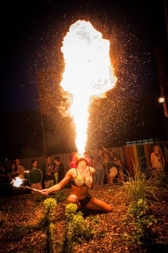 fire breathing circus