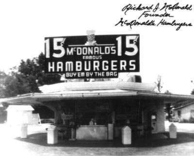 The first McDonalds.