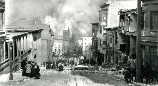 The Great San Francisco Fire and Earthquake of 1906.