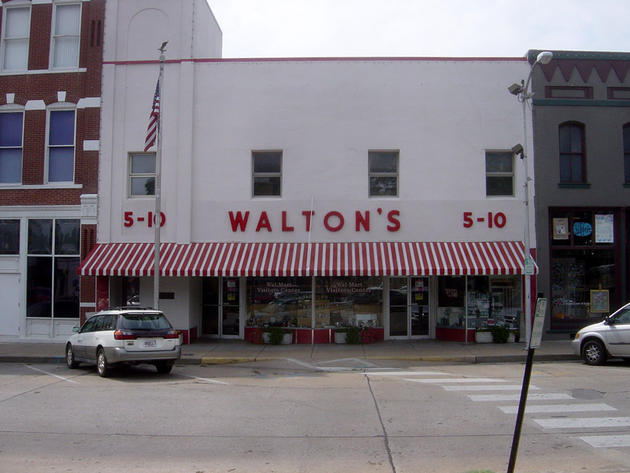 The first Wal-Mart.