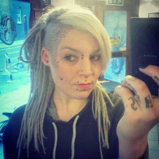 Crazy Girl Slices Off Tattoo Of Her Ex-Boyfriends Name