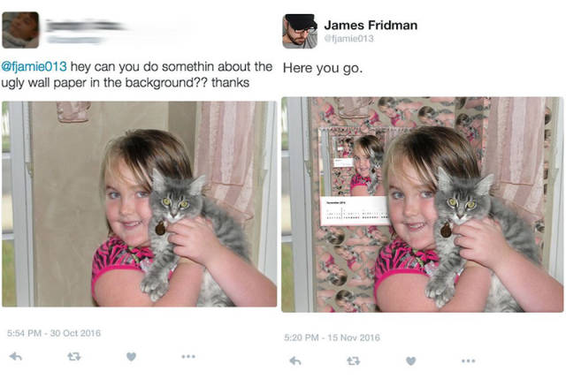 james fridman - James Fridman jamie013 hey can you do somethin about the Here you go. ugly wall paper in the background?? thanks