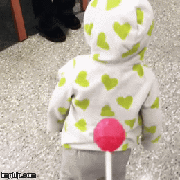 kid lollipop gif - imgflip.com