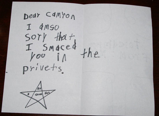 Disturbing Letters From Kids