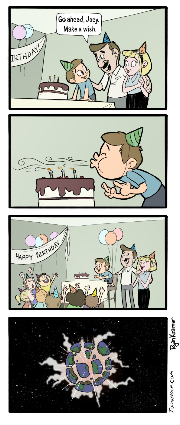 What'd you wish for your birthday?