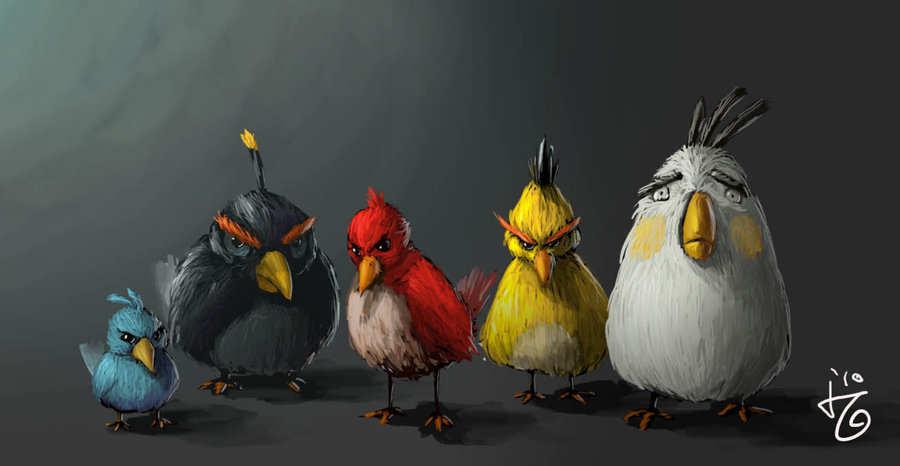 angry birds art