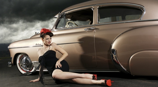 hot chicks and awesome cars