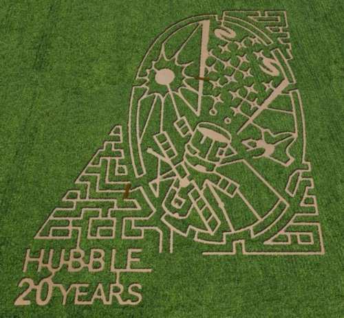 The "Space 7" Corn Mazes Created for Nasa