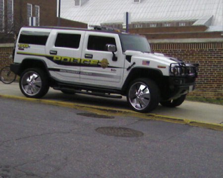 "Not only is America the only country with police hummers, we're also the only country where police hummers have dubs."