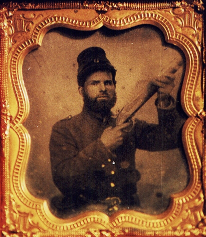 George Washington Wiggs' Civil War Picture. He killed mother f'ers and made me. And my beard.