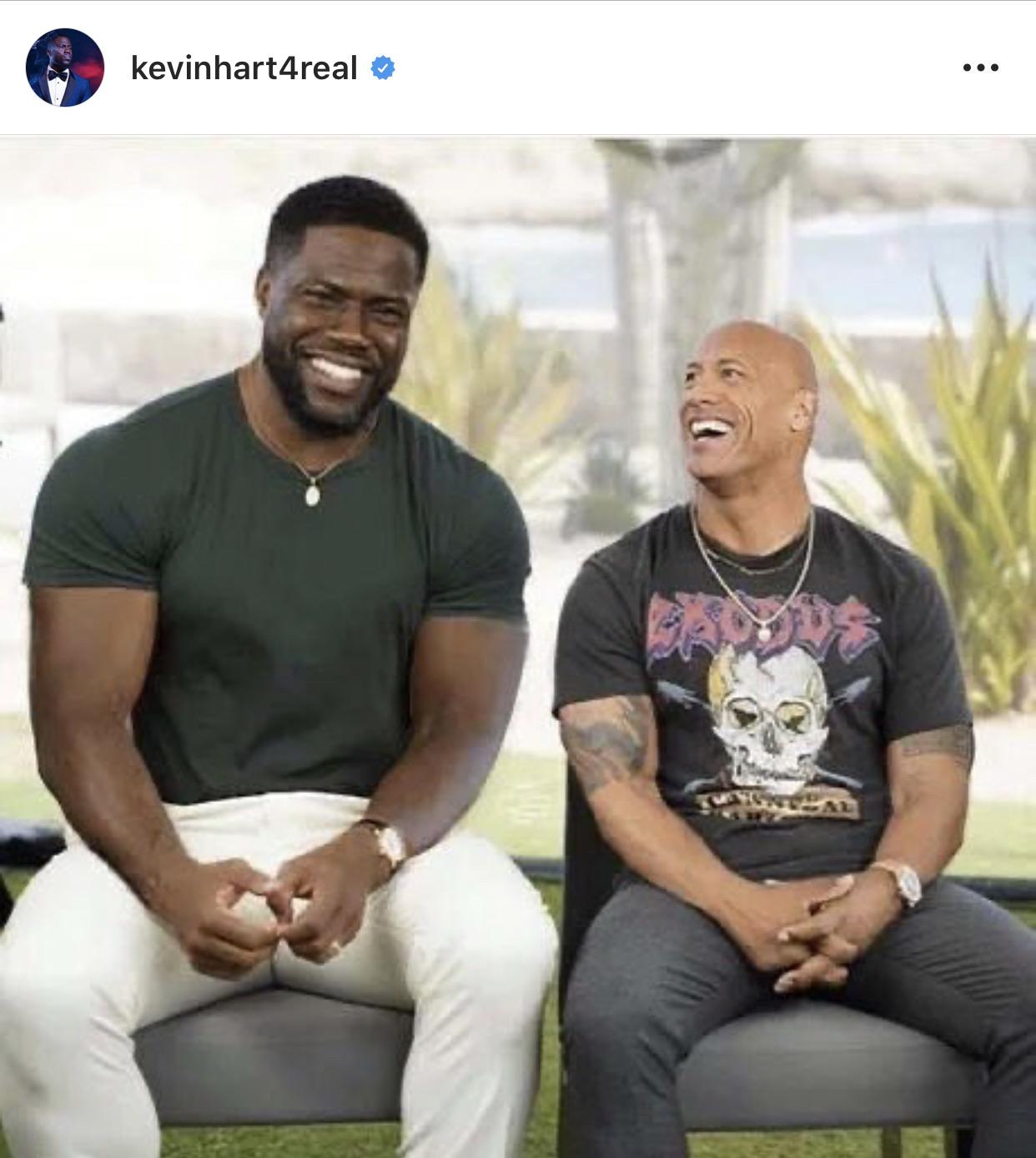 Understand Kev & the Rock are very good buds so much so Kev loves to prank the Rock.
