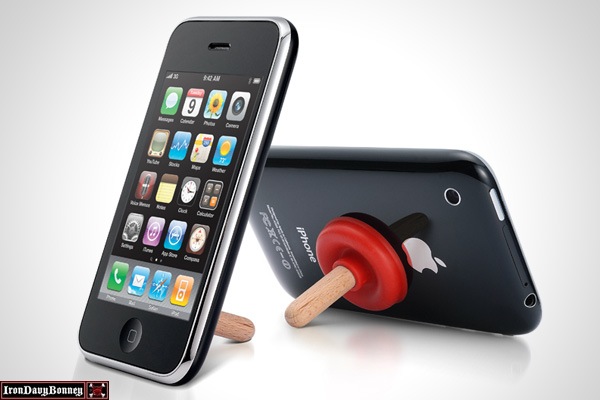 iPlunger - Hold up your iPhone or iPod