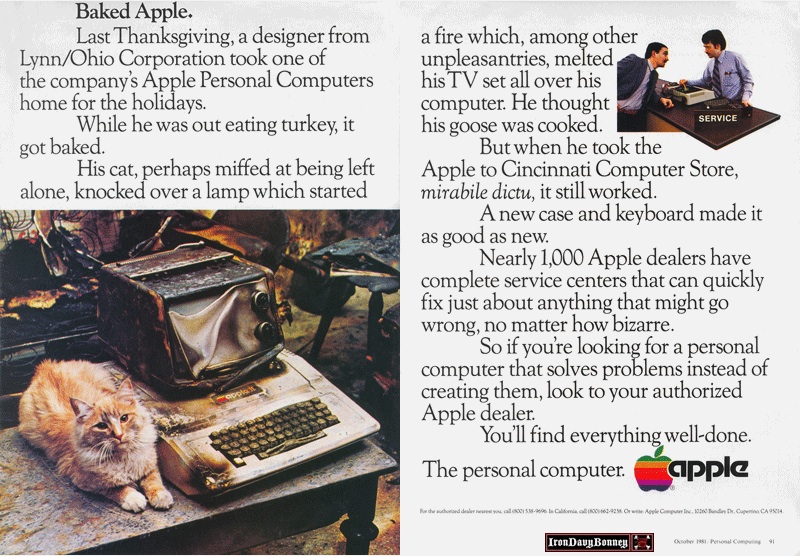Old Apple Ad - Cool!
