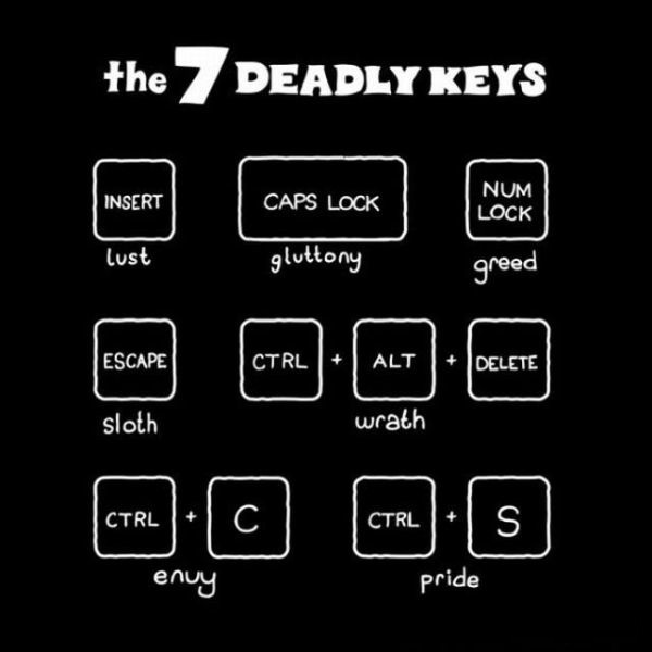 Beware of the 7 Deadly Keys